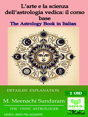 cover image of L'arte e la scienza dell'astrologia vedica